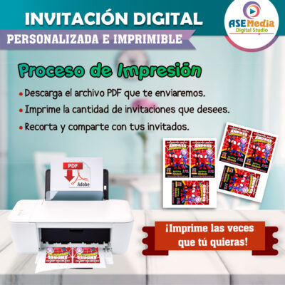 Spidey y sus Sorprendentes Amigos Spiderman Invitación Digital de Cumpleaños #2