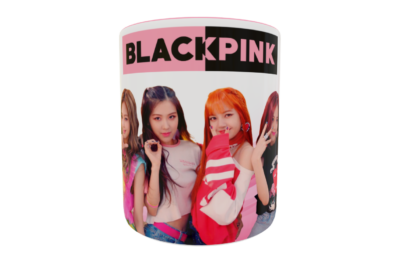 Black Pink KPOP Plantilla Editable para Sublimación de Taza - Imagen 3