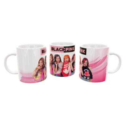 Black Pink KPOP Plantilla Editable para Sublimación de Taza - Imagen 8