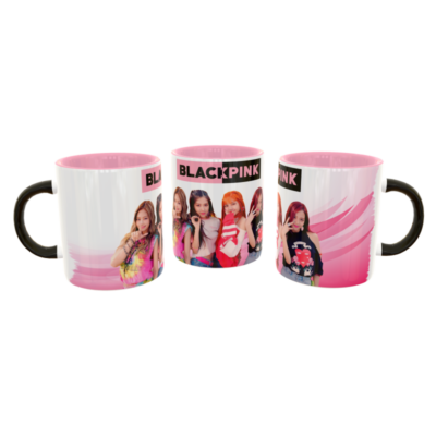 Black Pink KPOP Plantilla Editable para Sublimación de Taza - Imagen 5