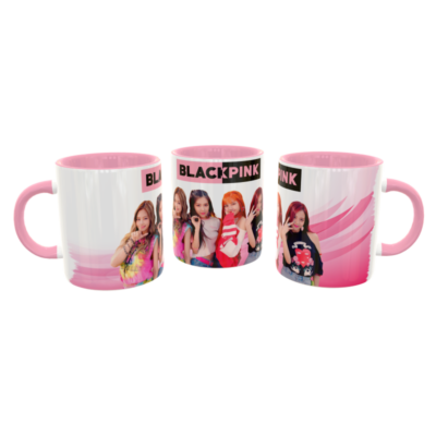 Black Pink KPOP Plantilla Editable para Sublimación de Taza - Imagen 7