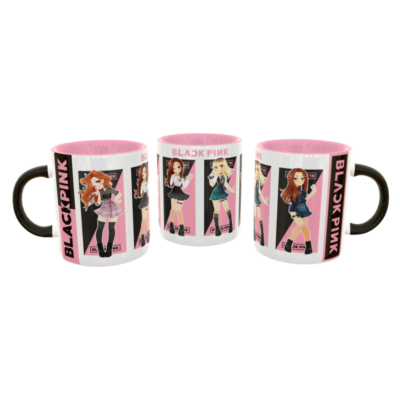 Black Pink KPOP Plantilla Editable para Sublimación de Taza #4 - Imagen 6
