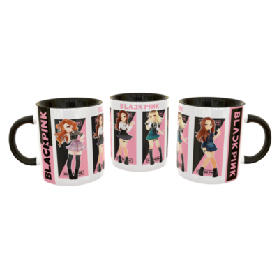 Black Pink KPOP Plantilla Editable para Sublimación de Taza #4 - Imagen 7