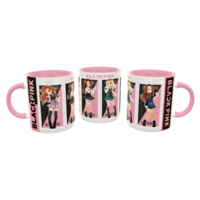 Black Pink KPOP Plantilla Editable para Sublimación de Taza #4 - Imagen 8