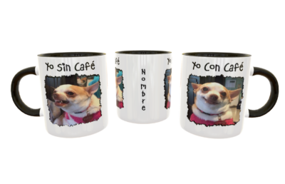 Lily Lu, Yo sin Café... Yo Con Café MEME Plantilla Editable para Taza de Sublimación - Imagen 6