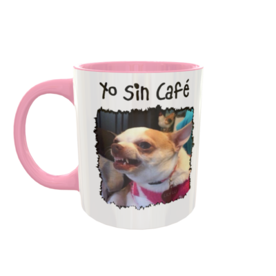Lily Lu, Yo sin Café... Yo Con Café MEME Plantilla Editable para Taza de Sublimación - Imagen 2