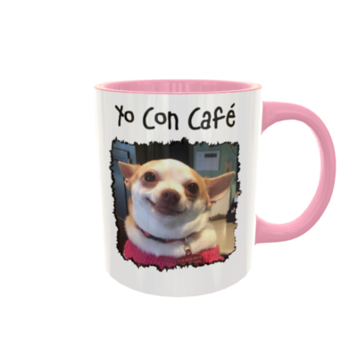 Lily Lu, Yo sin Café... Yo Con Café MEME Plantilla Editable para Taza de Sublimación - Imagen 4