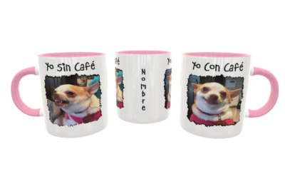 Lily Lu, Yo sin Café... Yo Con Café MEME Plantilla Editable para Taza de Sublimación - Imagen 5