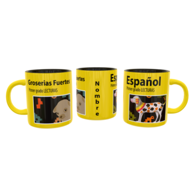 Groserias Fuertes Libro Primer Grado Perrito MEME Plantilla Editable para Taza de Sublimación - Imagen 5