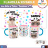 Los Odio a Todos, Tambien a Ti Plantilla Editable para Sublimación de Taza