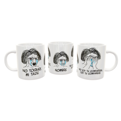 No toques mi taze compañere MEME Plantilla Editable para Taza de Sublimación - Imagen 6