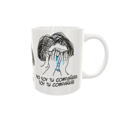 No toques mi taze compañere MEME Plantilla Editable para Taza de Sublimación - Imagen 4