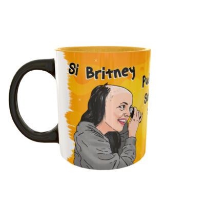 Si Britney Sobrevivio tu puedes MEME Plantilla Editable para Taza de Sublimación - Imagen 2