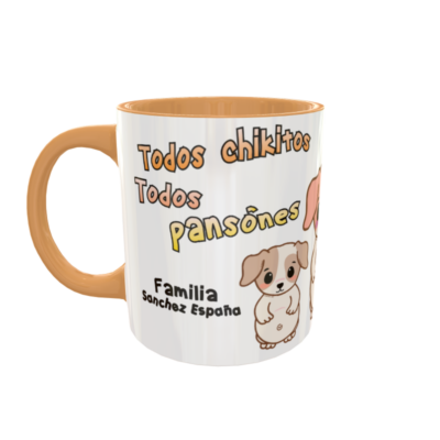Todos chiquitos, todos pansónes MEME Plantilla Editable para Taza de Sublimación - Imagen 2