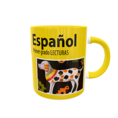Unos Pedillos Libro Primer Grado Perrito MEME Plantilla Editable para Taza de Sublimación