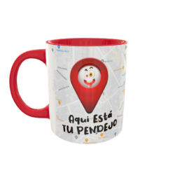Aquí esta tu Pendejo Plantilla Editable para Taza de Sublimación