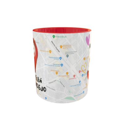 Aquí esta tu Pendejo Plantilla Editable para Taza de Sublimación