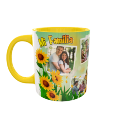 Alternative view of Collage de Fotos con Girasoles Plantilla Editable para Taza de Sublimación