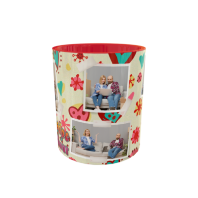 Collage de Fotos Infectados de Amor Plantilla Editable para Taza de Sublimación - Imagen 3