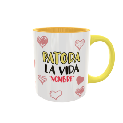 Te Quiero PATO La Vida Plantilla Editable para Sublimación de Taza - Imagen 4