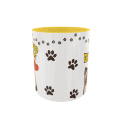Los Odio a Todos, Gato Enojado Plantilla Editable para Sublimación de Taza