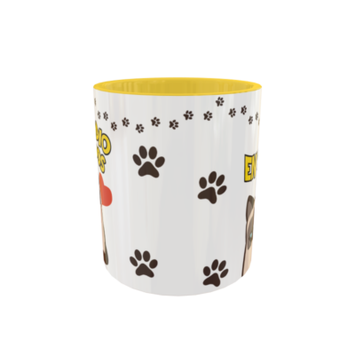 Los Odio a Todos, Gato Enojado Plantilla Editable para Sublimación de Taza