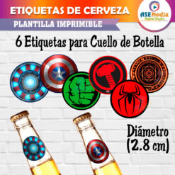 Mi Súper Amigo Amistad Etiquetas de Cerveza Imprimibles