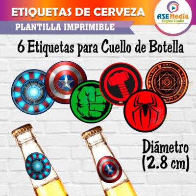Mi Súper Amigo Amistad Etiquetas de Cerveza Imprimibles