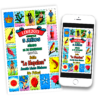 Lotería Mexicana Fiesta Invitación Digital de Cumpleaños