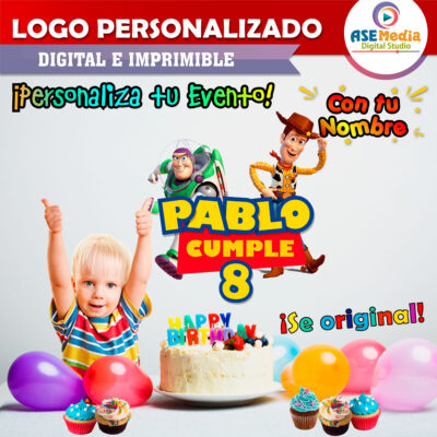 Toy Story Logo Personalizado con Nombre