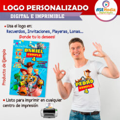 Toy Story Logo Personalizado con Nombre