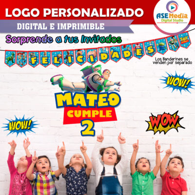 Toy Story Logo Personalizado con Nombre