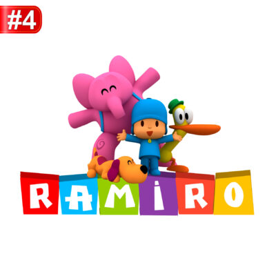 Pocoyo Logo Personalizado con Nombre para Cumpleaños - Imagen 8