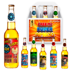 Mi Súper Amigo Amistad Etiquetas de Cerveza Imprimibles