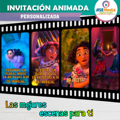 Encanto Isabela Video Invitación Animada para Cumpleaños - Imagen 9