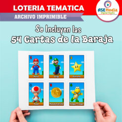 Lotería Mario Bros Imprimible