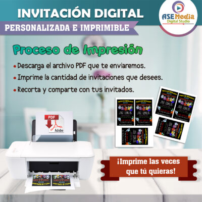 Among Us, Impostor Invitación Digital de Cumpleaños #3