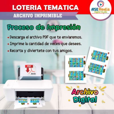 Lotería Mario Bros Imprimible