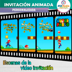 Mario Bros – Video Invitación Animada de Cumpleaños para WhatsApp