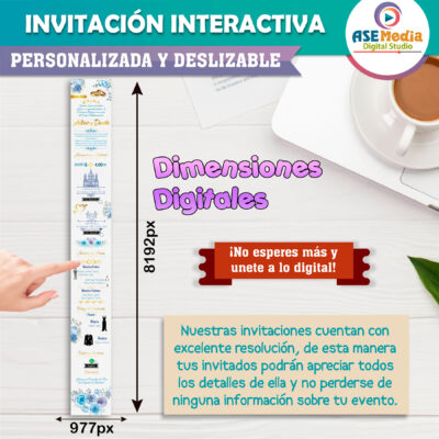 Mi Boda Invitación Interactiva para Boda