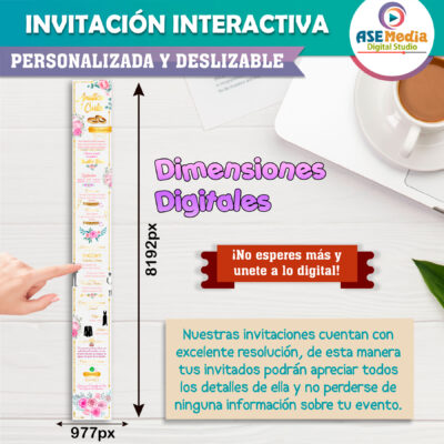 Mi Boda Dorada Invitación Interactiva para Boda - Imagen 6