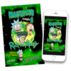 Rick y Morty Invitación Digital de Cumpleaños #2
