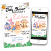Mi Baby Shower con Winnie Pooh Invitación Digital