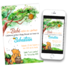 Mi Baby Shower con Winnie Pooh Invitación Digital Mod 02