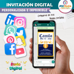 Cerveza Corona Invitación Digital de Cumpleaños