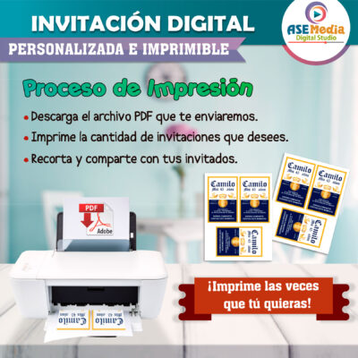 Cerveza Corona Invitación Digital de Cumpleaños
