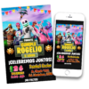 Fornite Invitación Digital de Cumpleaños