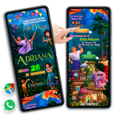 Encanto Isabela Invitación Interactiva de Cumpleaños