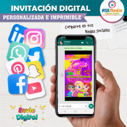 Polly Pocket Invitación Digital de Cumpleaños