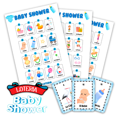 Lotería Baby Shower Imprimible